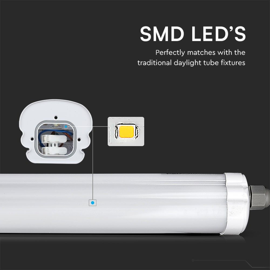 Plafonnier LED 150 cm IP65